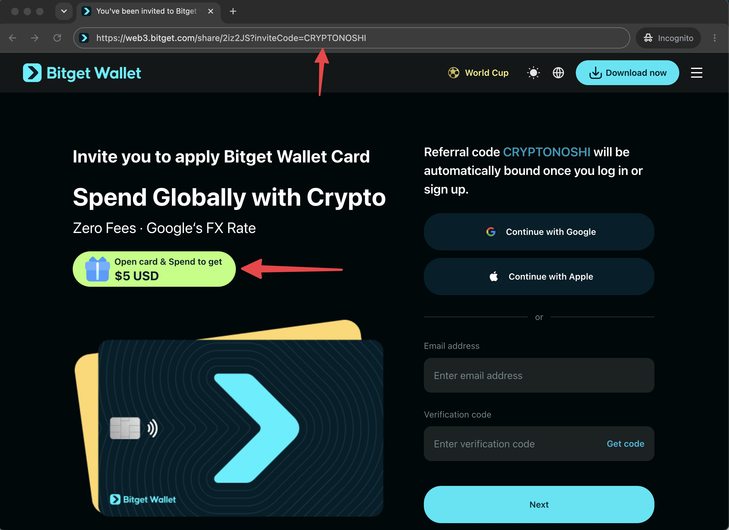 Bitget referral code