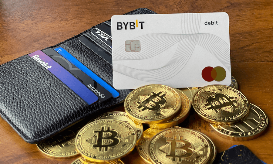 Your Bybit Card: In light gray, distinctly different from other crypto cards, and incredibly practical for everyday use.