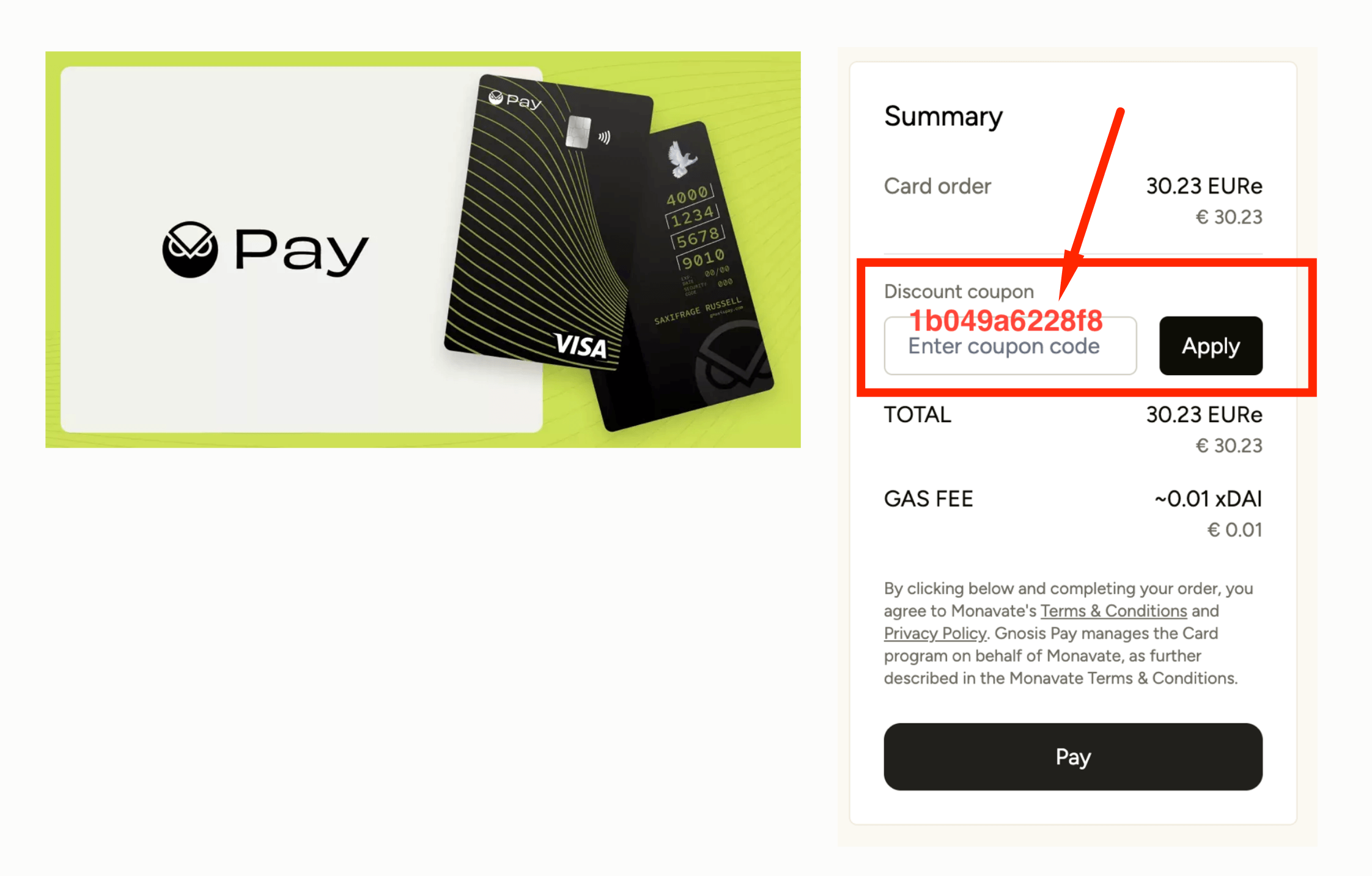 Gnosis Pay coupon code