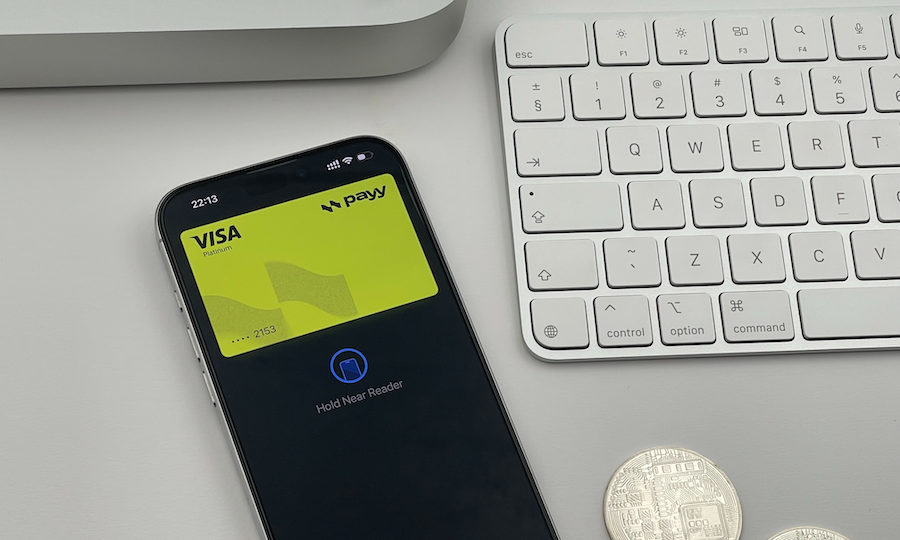 Your Payy Card: fully set up in 2 minutes and no email or phone number ever required.