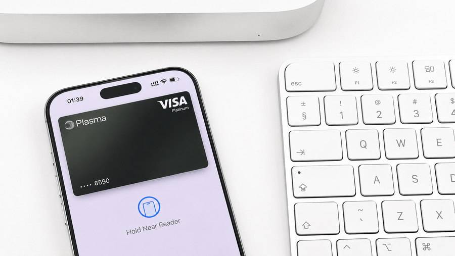 Your Plasma One Card: Enjoy 3% cashback, 0% foreign exchange fees, and Apple Pay