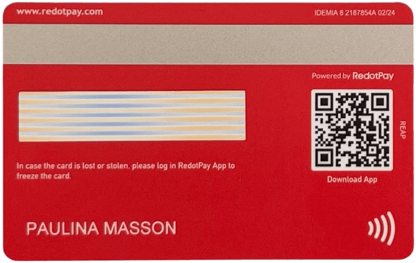 Back of Card