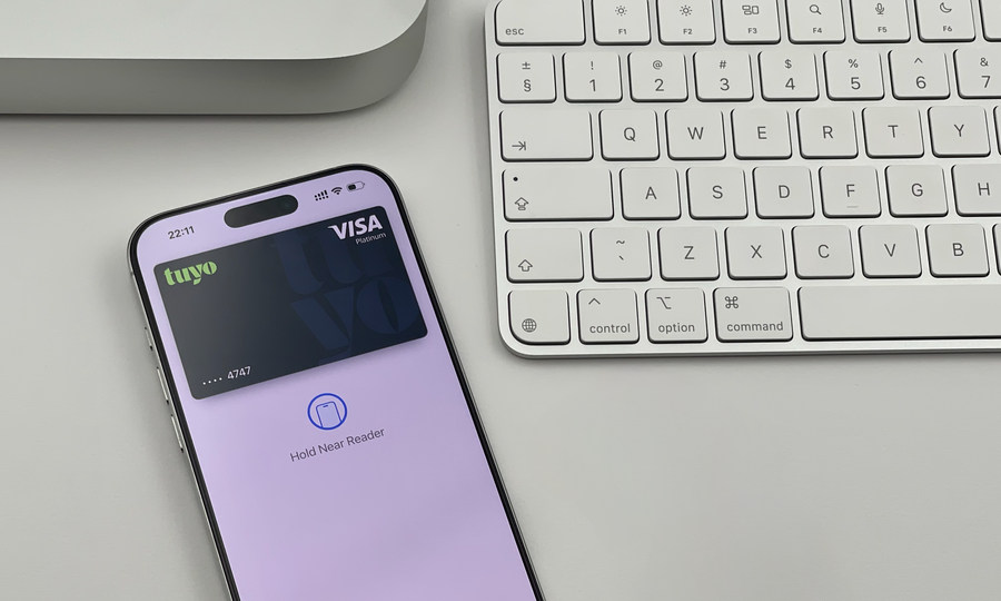 Your Tuyo Card: 0% FX fees, 1:1 USDC to USD conversion, and Apple Pay Enabled.